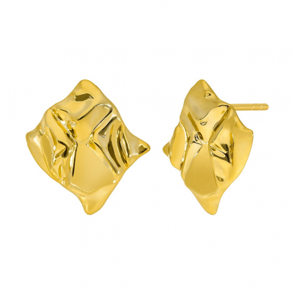 BRINCOS PRATA DOURADA ''ATELIER''