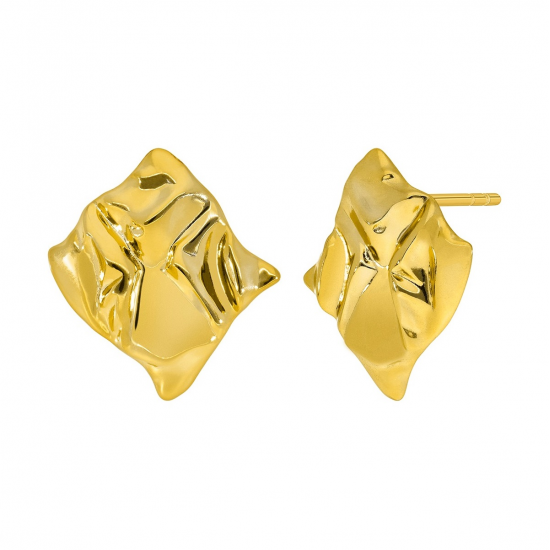 BRINCOS PRATA DOURADA ''ATELIER''