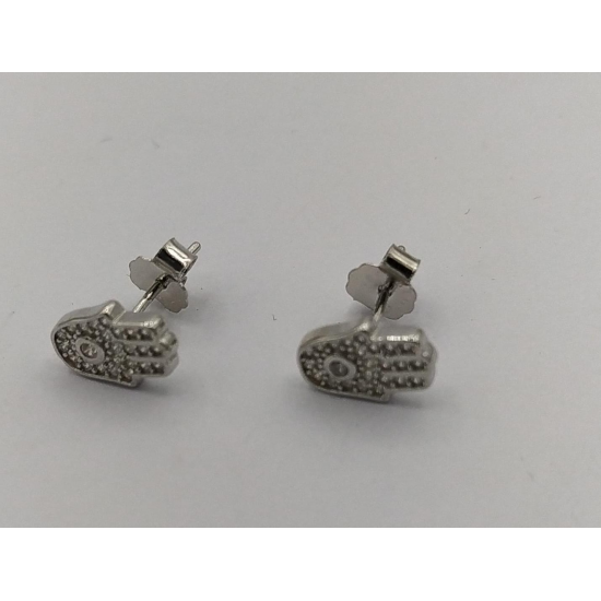 BRINCOS PRATA RODEADA