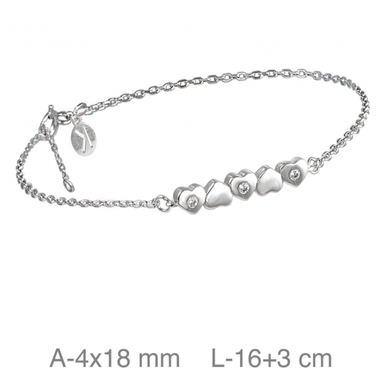 PULSEIRA PRATA RODEADA