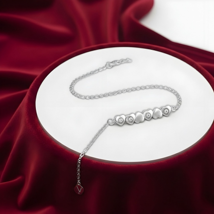 PULSEIRA PRATA RODEADA