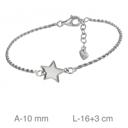 Pulseira Prata Rodeada Pulseira Prata Rodeada