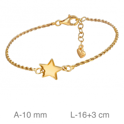 PULSEIRA PRATA DOURADA