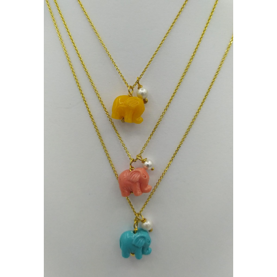 COLARES PRATA DOURADA