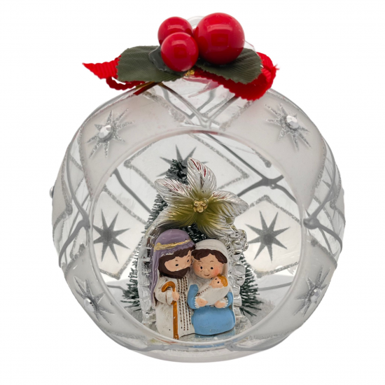 PRESÉPIO PRATA BILAMINADA