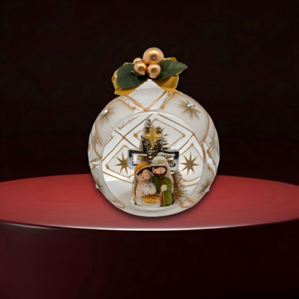 PRESÉPIO PRATA BILAMINADA