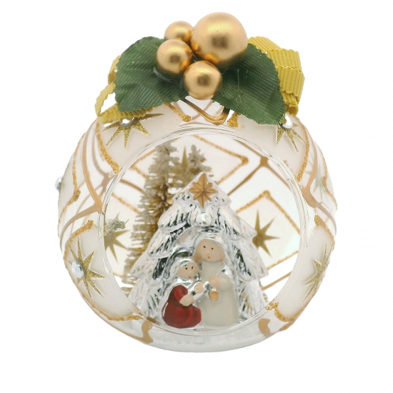 PRESÉPIO PRATA BILAMINADA