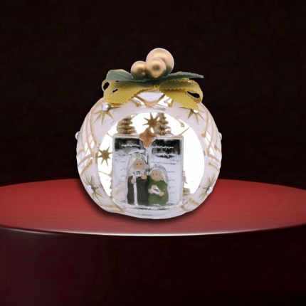 PRESÉPIO PRATA BILAMINADA