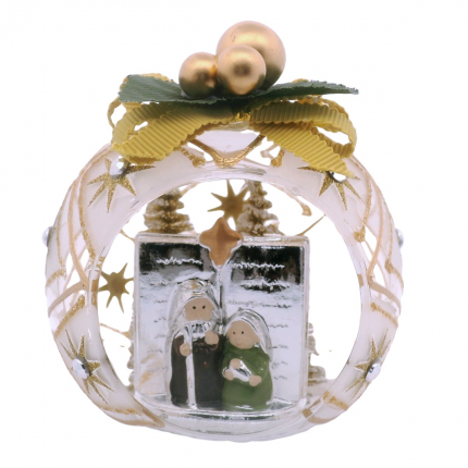 PRESÉPIO PRATA BILAMINADA