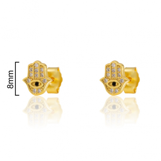 BRINCOS PRATA DOURADA