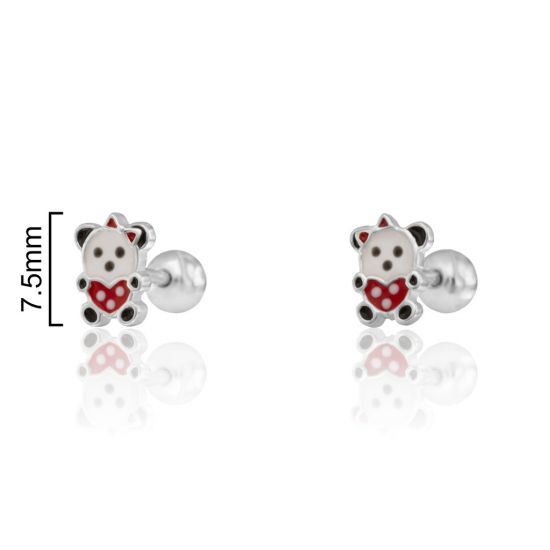 BRINCOS PRATA RODEADA MENINA BRINCOS PRATA RODEADA MENINA