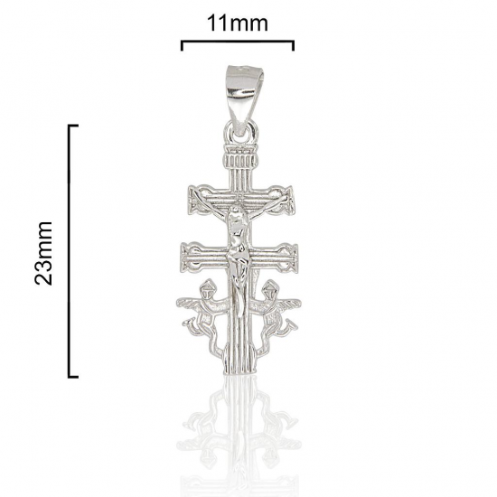 MEDALHA PRATA RODEADA