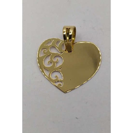 MEDALHA OURO AMARELO 19K