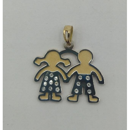 MEDALHA OURO AMARELO 19K