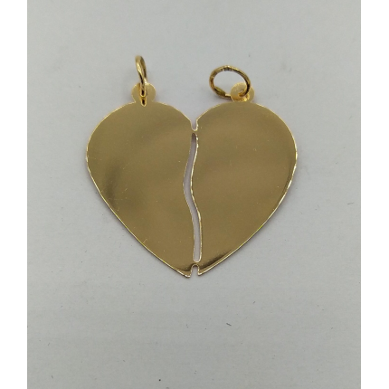 MEDALHA OURO AMARELO 19K