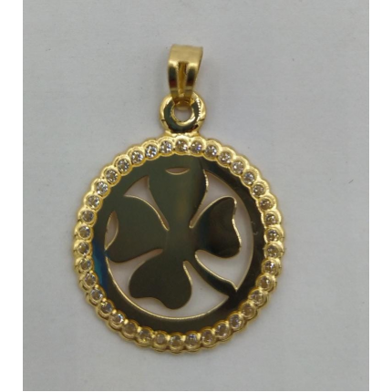 MEDALHA OURO AMARELO 19K