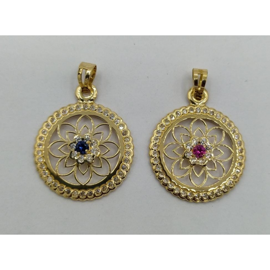 MEDALHA OURO AMARELO 19K