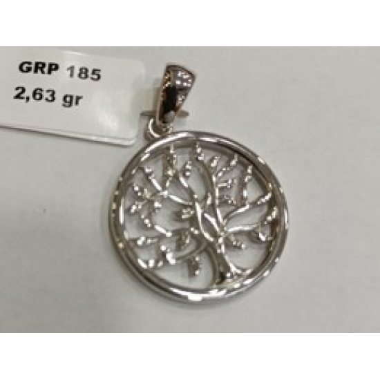 MEDALHA PRATA RODEADA