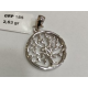 MEDALHA PRATA RODEADA