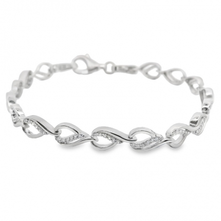 PULSEIRA PRATA RODEADA