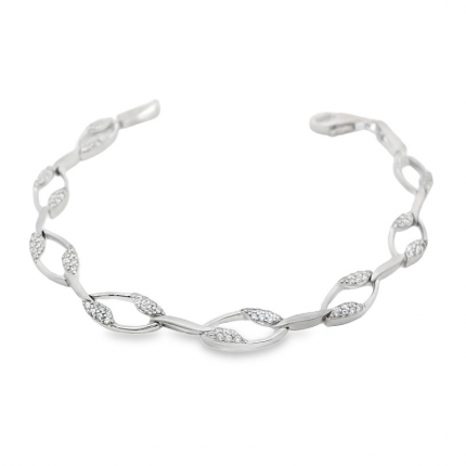 Pulseira Prata Rodeada