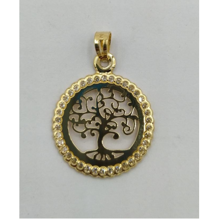 MEDALHA OURO AMARELO 19K