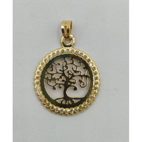 MEDALHA OURO AMARELO 19K