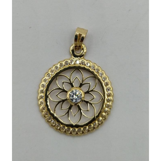 MEDALHA OURO AMARELO 19K