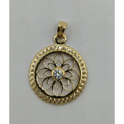 MEDALHA OURO AMARELO 19K