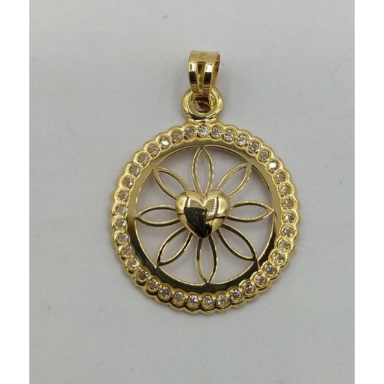 MEDALHA OURO AMARELO 19K