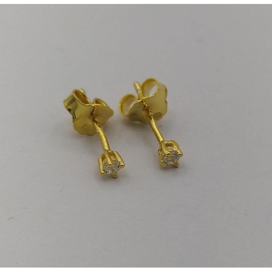 BRINCOS PRATA DOURADA