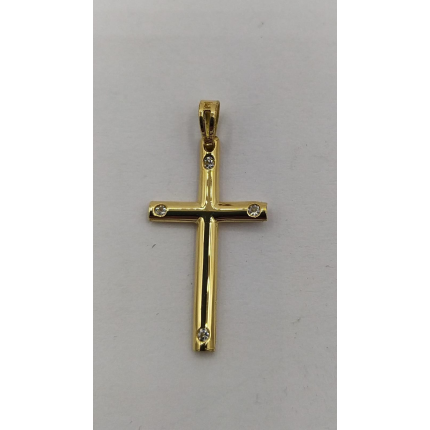 CRUZ OURO AMARELO 19K