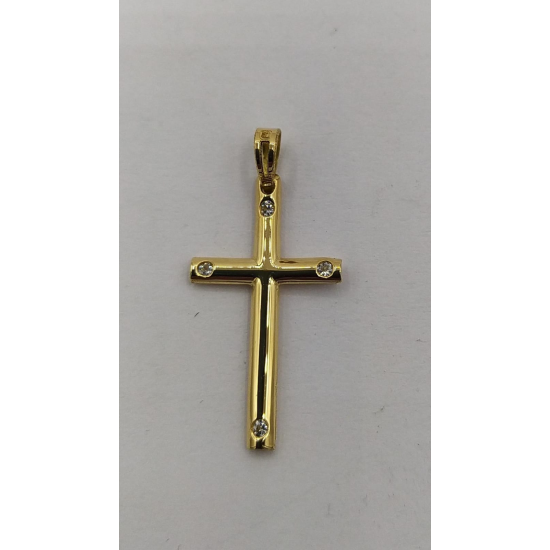 CRUZ OURO AMARELO 19K