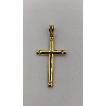 CRUZ OURO AMARELO 19K