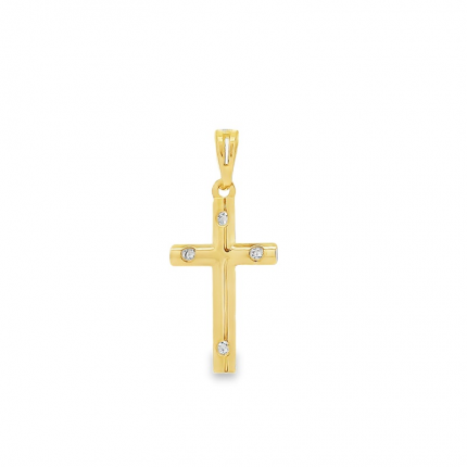 CRUZ OURO AMARELO 19K