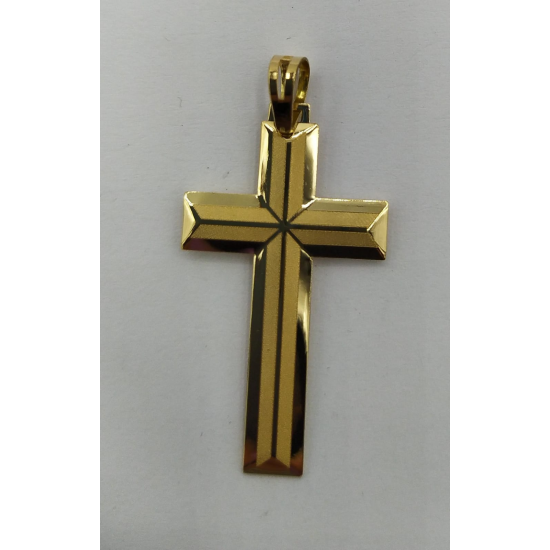 CRUCIFIXO OURO AMARELO 19K