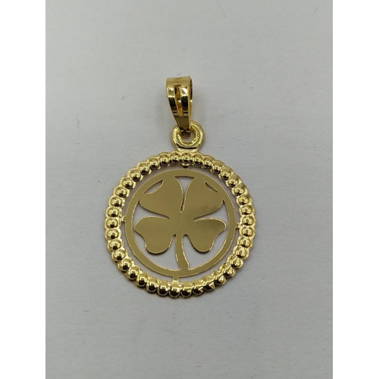 MEDALHA OURO AMARELO 19K