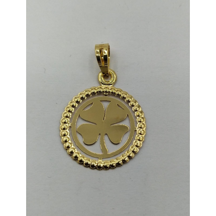 MEDALHA OURO AMARELO 19K