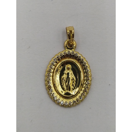 MEDALHA OURO AMARELO 19K