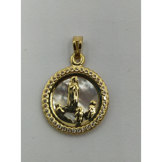 MEDALHA OURO AMARELO 19K