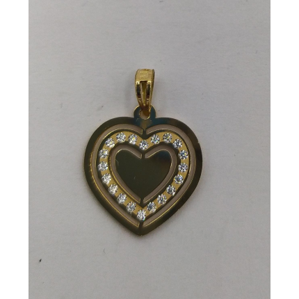MEDALHA OURO AMARELO 19K