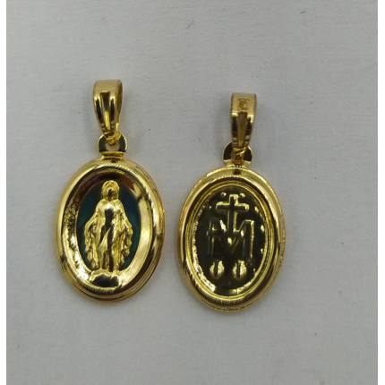 MEDALHA OURO AMARELO 19K