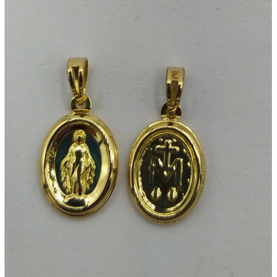 MEDALHA OURO AMARELO 19K