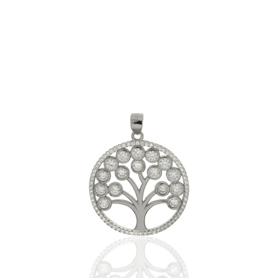 MEDALHA PRATA RODEADA