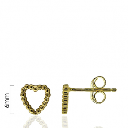 Brincos Prata Dourada