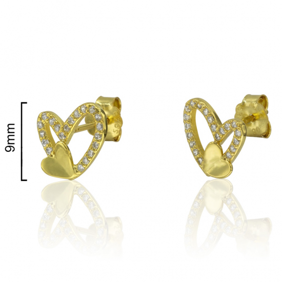 BRINCOS PRATA DOURADA