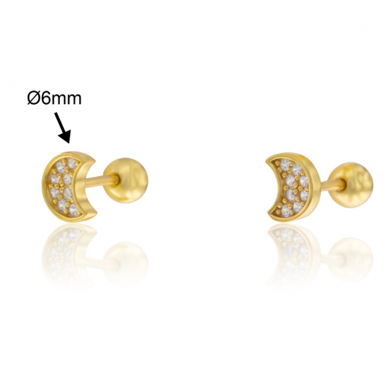 BRINCOS PRATA DOURADA