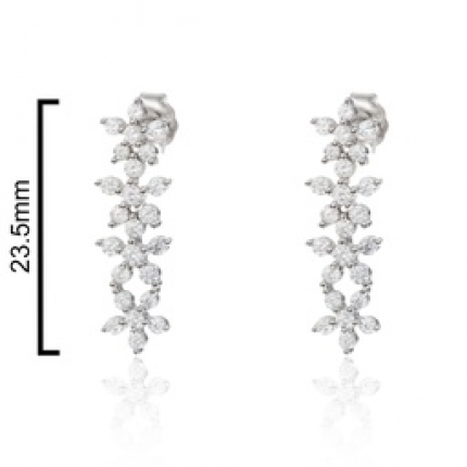 BRINCOS PRATA DOURADA