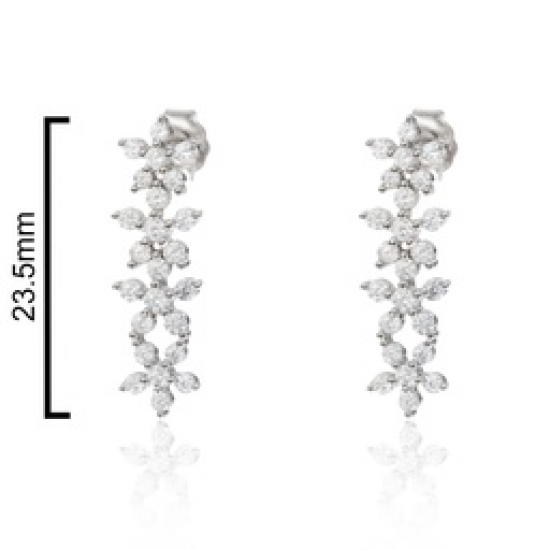 BRINCOS PRATA DOURADA