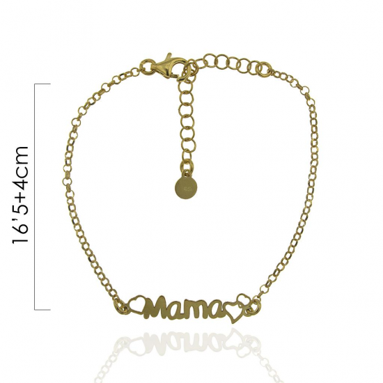 PULSEIRA PRATA DOURADA